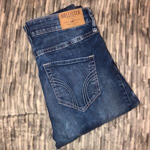 hollister high rise super skinny jeans size 1